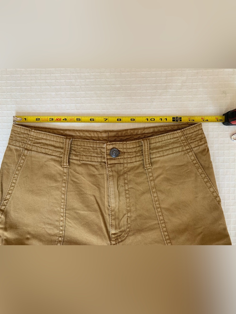 Prana Tan Utility Pants with Stitched Waistband - Picture 4 of 4